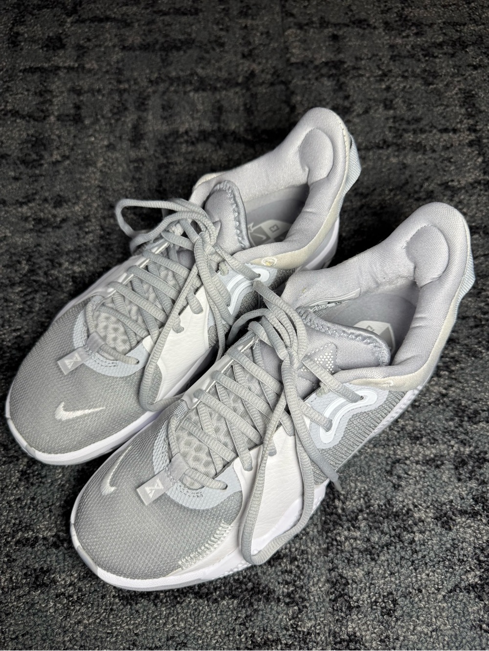 NIKE Paul George PG 5 TB Wolf Grey Shoes Size6.5